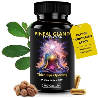 Pineal Gland Activation Supplement - Supports Decalcification, Third Eye... 