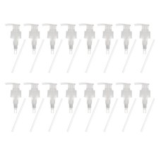 16 Pcs Soap Dispenser Pump Heads for Standard 28/410 Neck Size, Transparent