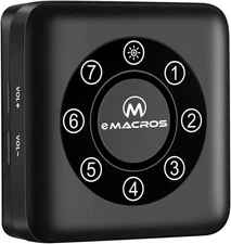 eMACROS Pairable 1/2 Mile Long Range Solar Wireless Driveway Alarm 1receiver 