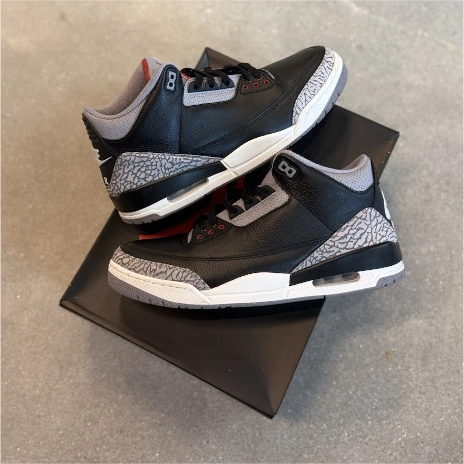 Jordan 3 Retro Black for Sale | Authenticity Guaranteed | eBay