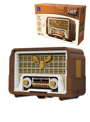 Pantasy 85048 Retro Radio 811 Teile mit Funktionen Klemmbausteine NEU OVP