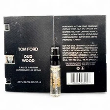 Tom Ford Oud Wood EDP Sample Vial Spray 2ml/0.06oz ✦ Authentic Vial ✦ New