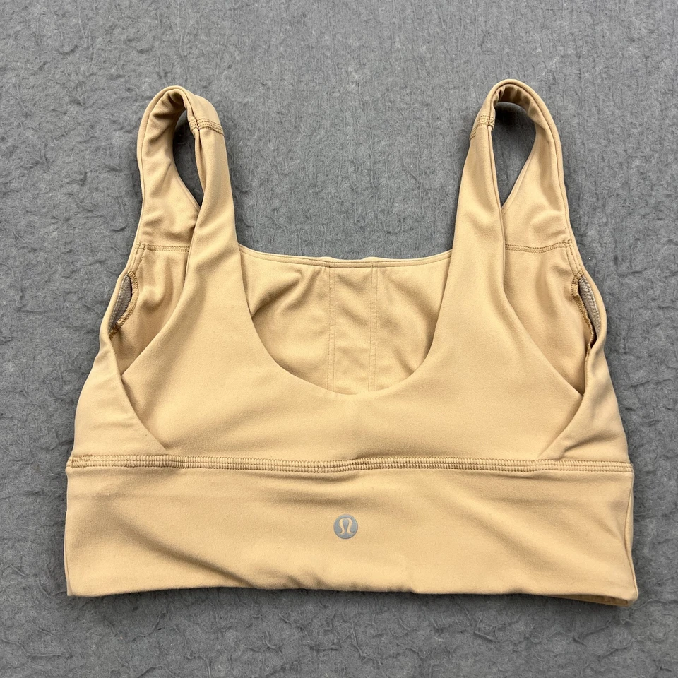 Lululemon Align Bra Women's 6 Beige Light Support C/D Cup Straight Nulu W2DE5S - Image 3 of 4
