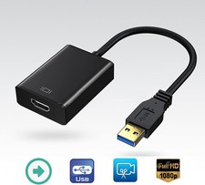 USB 3.0 to HDMI Converter 1080P HD Display Adapter for Windows PC Laptop Desktop