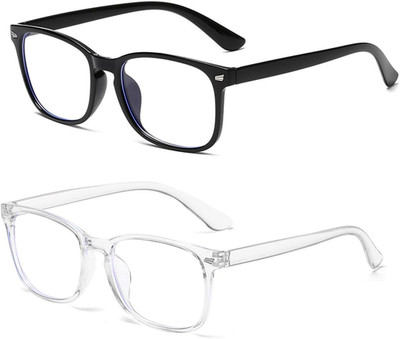 2 Pack Anti Blaues Blue Light Glasses, Qualität Runde Rahmen, Leichtes Gewicht K