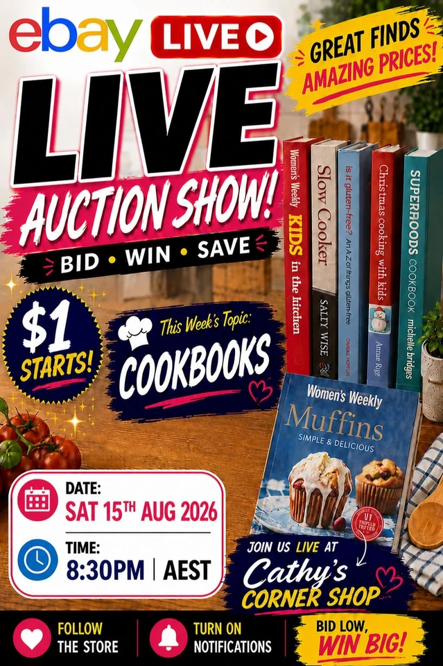 Assorted Cookbooks $1 Starts