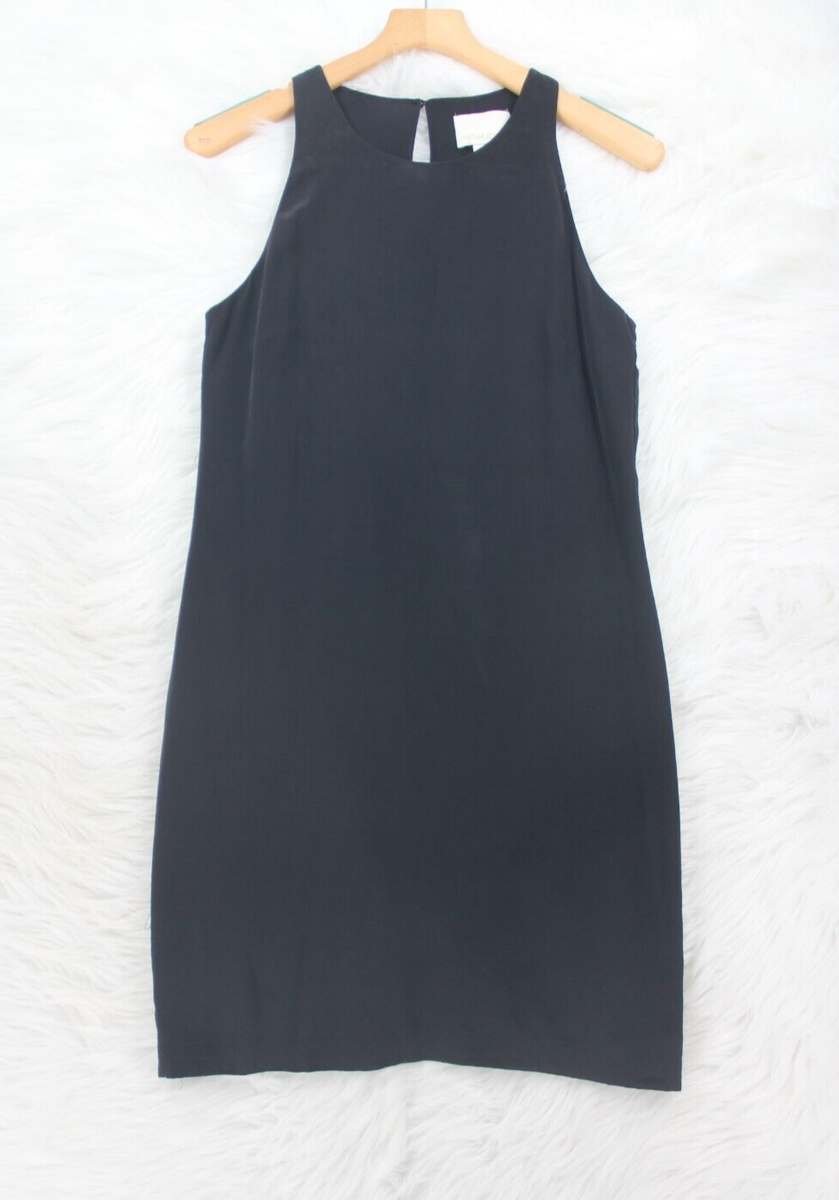 Vintage Cynthia Rowley Woman's Black 100% Silk Sleeveless