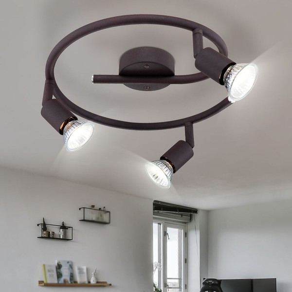 Deckenlampe Deckenleuchte Esszimmerleuchte 3 Flammig Led Spotleuchte Verstellbar-image
