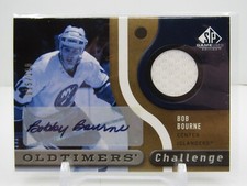 BOB BOURNE 2006 UD SP GAME USED OLDTIMERS CHALLENGE PATCH AUTOGRAPH #055/100!!