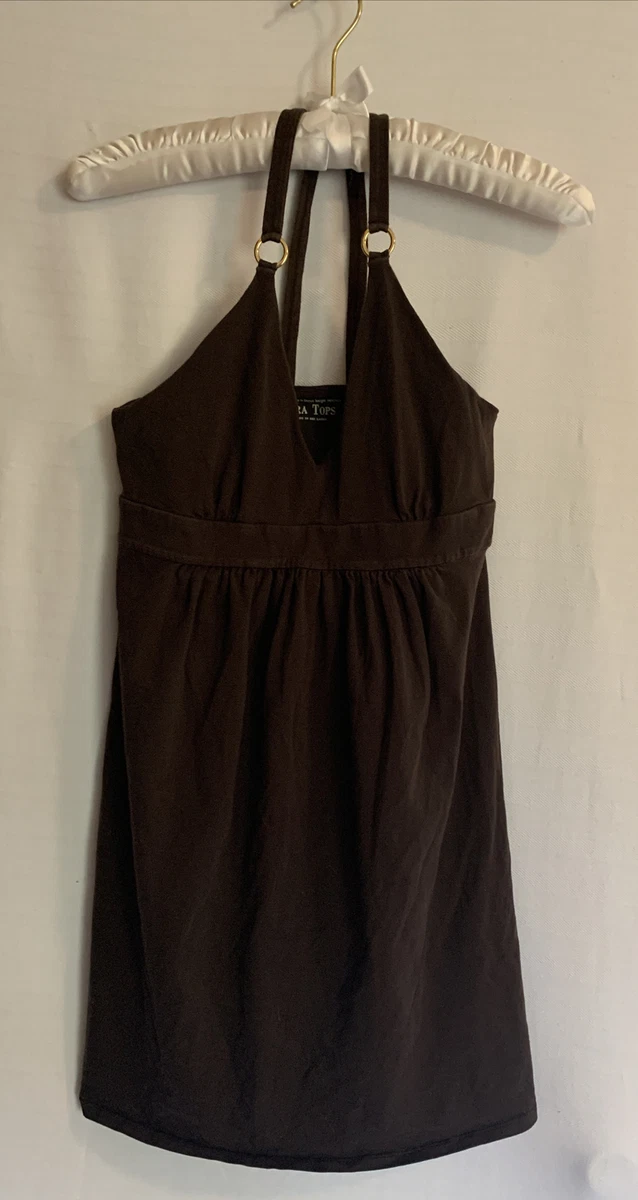 Victoria's Secret Womens Bra Tops Halter Dress Brown Size Small S