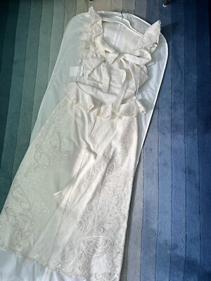 Zimmermann Super Eight Embroidered Dress Ivory NWT AU 2 US 6-8 | eBay
