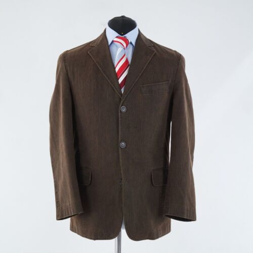Mens Travel Sport Coat 42S US Size ANGELO LITRICO Striped Cotton Blazer Jacket - Picture 3 of 12