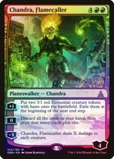 Chandra, Flamecaller FOIL Oath of the Gatewatch HEAVILY PLD CARD ABUGames