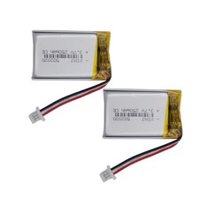 2pcs 3.7V 250mAh 0.925Wh Li Battery 502030 Lipo JST 3pin 1.0 Repair GPS Dash Cam