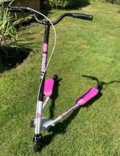 White And Pink Y fliker F3 Scooter