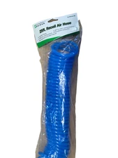 Dynamic Power 25ft Recoil Air Hose, 1/4" NPT, 120 PSI, Polyurethane, Durable