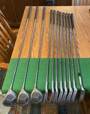 Spalding Pro-Flite Golf Club Set 11 clubs   Stainless Steel Shafts Regular Flex