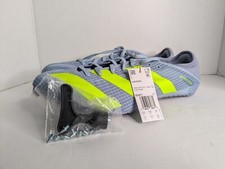 Adidas Sprintstar Track Shoes With Spikes N Tool, Men's Size 13 Gray, Yellow New