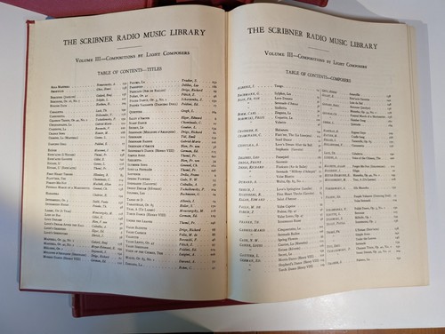 1931 Scribner Radio Music Library 8 volumes - Picture 9 of 14