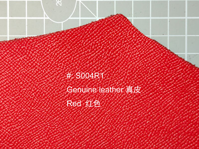 Camera Body Recovering Genuine leather S004R1-Red 250x200 mm self-adhesive