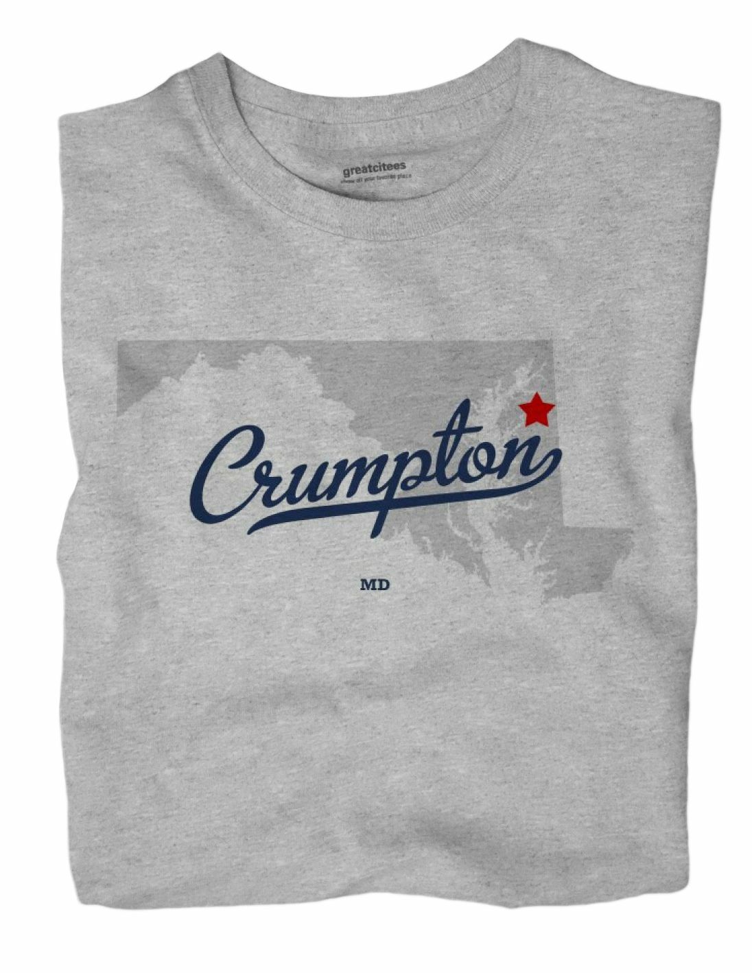 Crumpton Maryland MD TShirt MAP eBay
