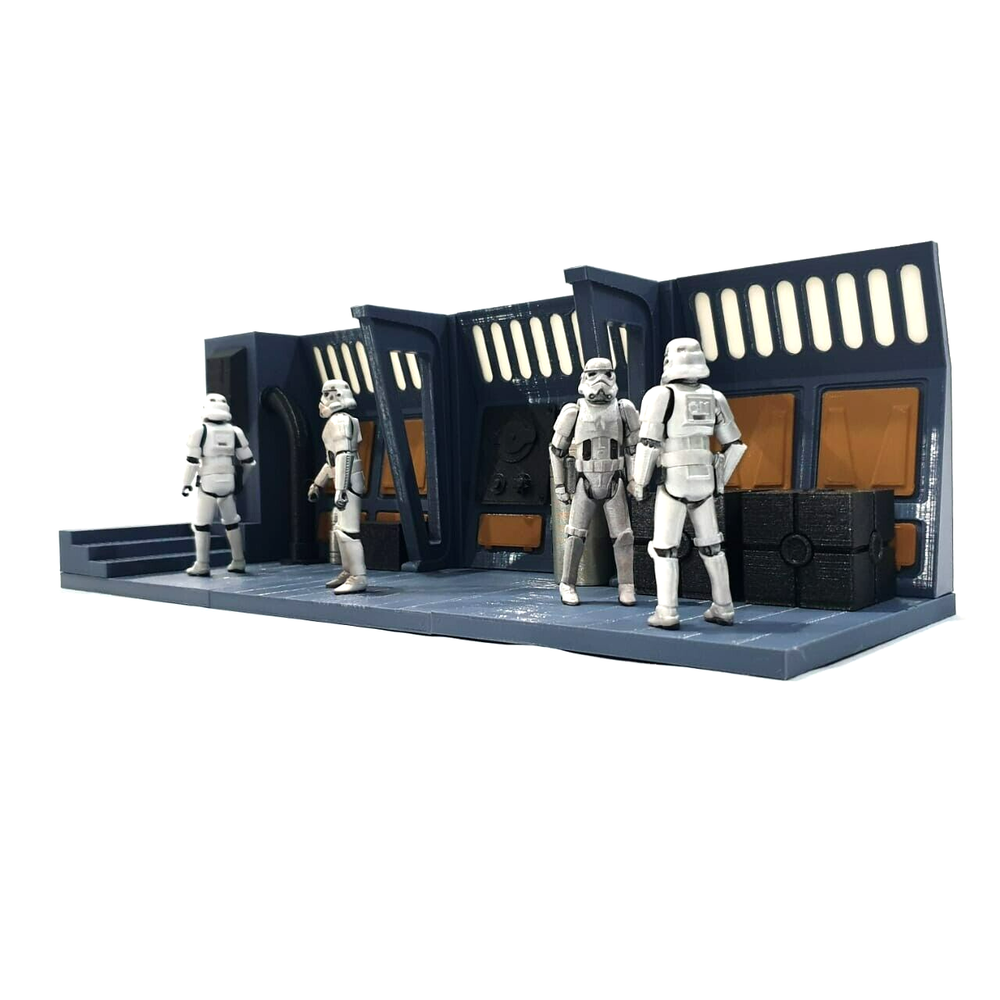 Endor Bunker Interior Diorama Set for 1:18 Scale 3.75