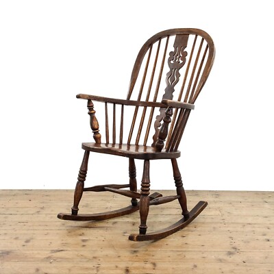 Antique 18th Century Windsor Rocking Chair (M-5951) UK
