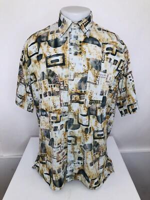 GEORG ROTH of GERMANY Abstract Geometric Lg. Shirt