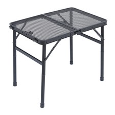 90cm Folding Mesh Camping Table Portable Grill Party Table Adjustable Height