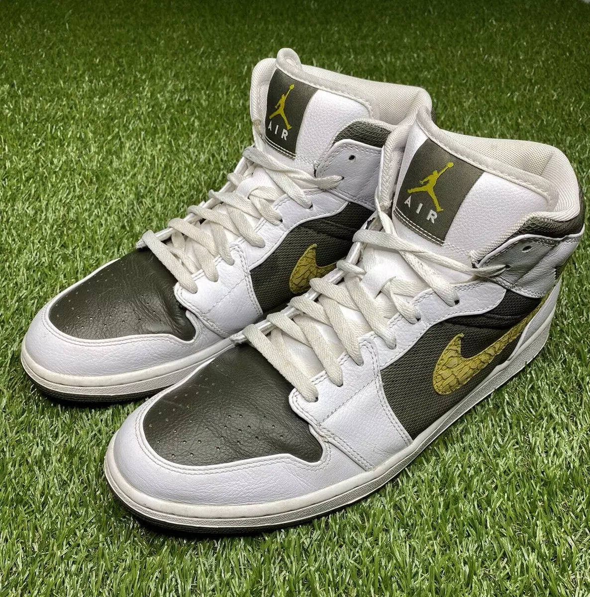 Khaki green jordans top