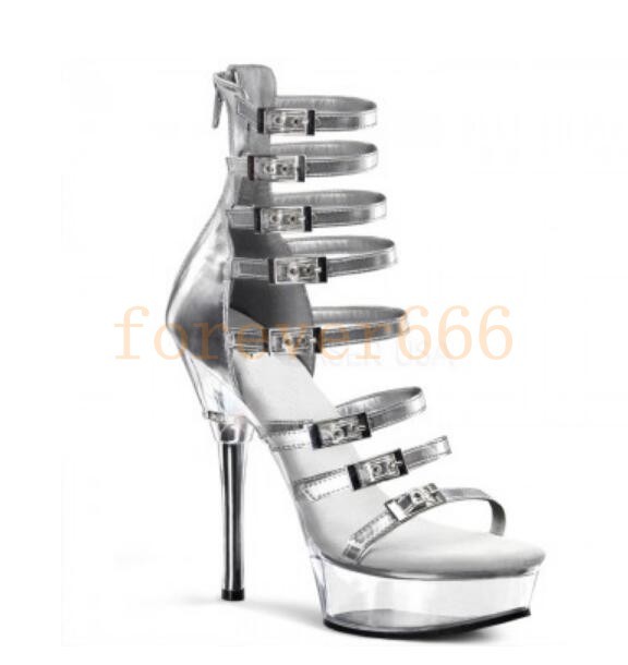 Schnalle Schuhe Damen Hot sexy sehr Hoch Absatz Stiletto Nachtclub Gr.34-42 Schnalle Schuhe Damen Hot sexy sehr Hoch Absatz Stiletto Nachtclub Gr.34-42