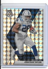 2020 PANINI MOSAIC JONATHAN TAYLOR #216 ROOKIE SILVER MOSAIC PRIZM RC