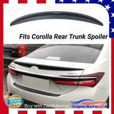 For Toyota Corolla 2014-2019 Ducktail Style Matte Black Rear Trunk Spoiler Wing For Toyota Corolla 2014-2019 Ducktail Style Matte Black Rear Trunk Spoiler Wing
