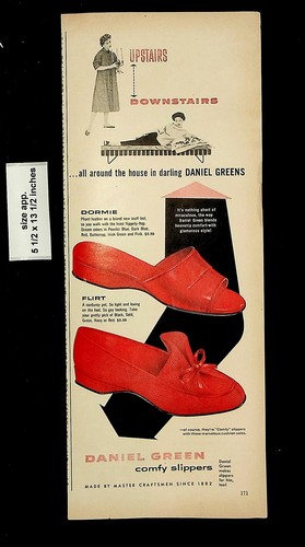 1953 Daniel Green Comfy Slippers 