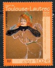 STAMP / TIMBRE FRANCE NEUF N° 3421 ** TABLEAUX TOULOUSE LAUTREC