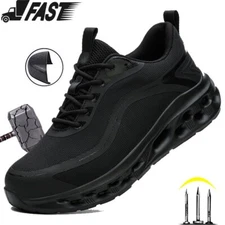 New Safety Shoes Men Anti-smash Anti-puncture Work Shoes Fashion sneakers