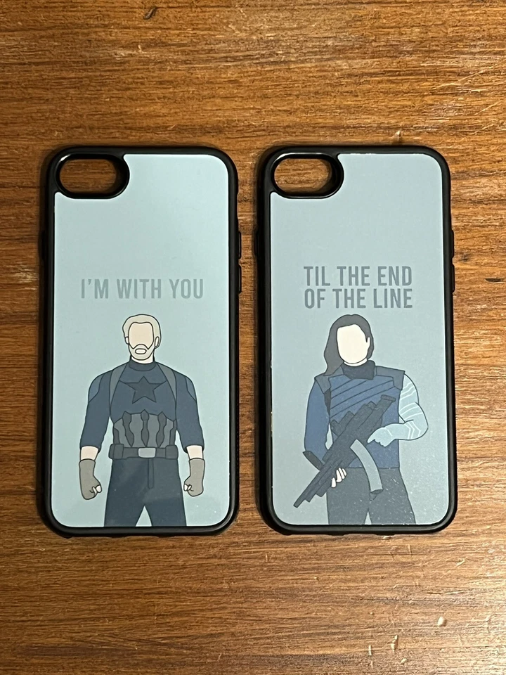 Captain America and winter soldier iPhone 6/7/8 case (set of two) - Image 2 of 2