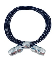 State Trooper, Army Warrant Officer, Silver Black Acorn Campaign Cord Hat Band