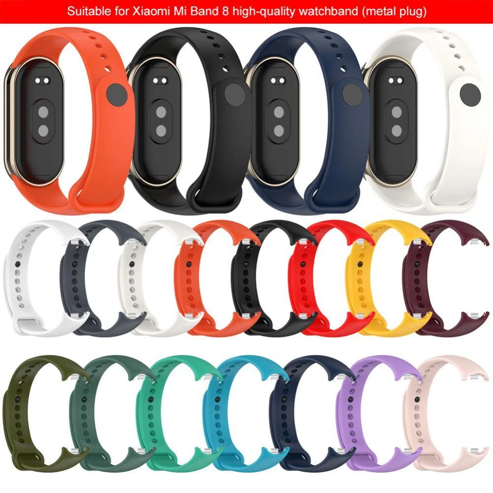 Correa Silicona Xiaomi Mi Band 8 - 12 Colores