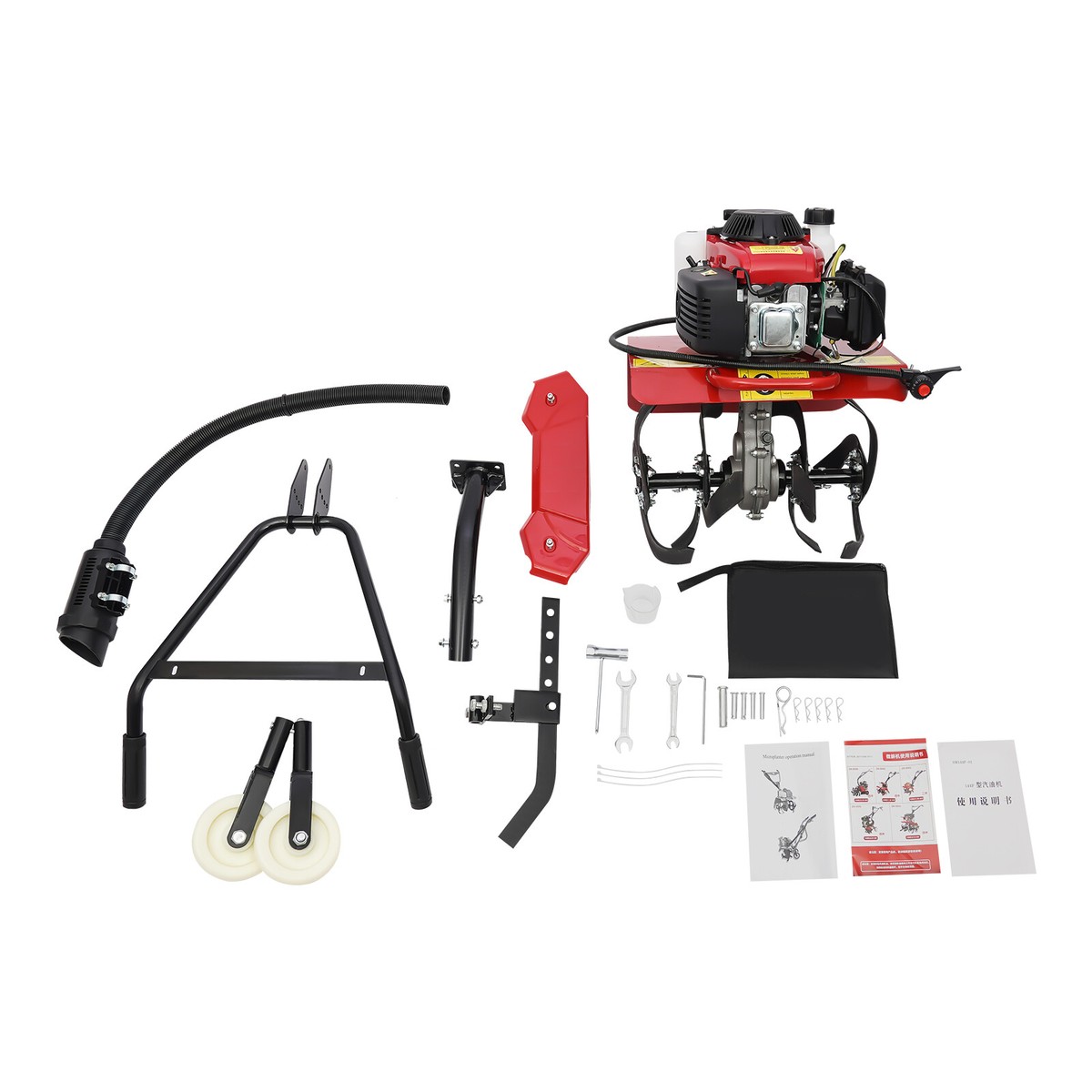 63cc 4-Stroke Gas Power Mini Tiller Cultivator Clearance Walk