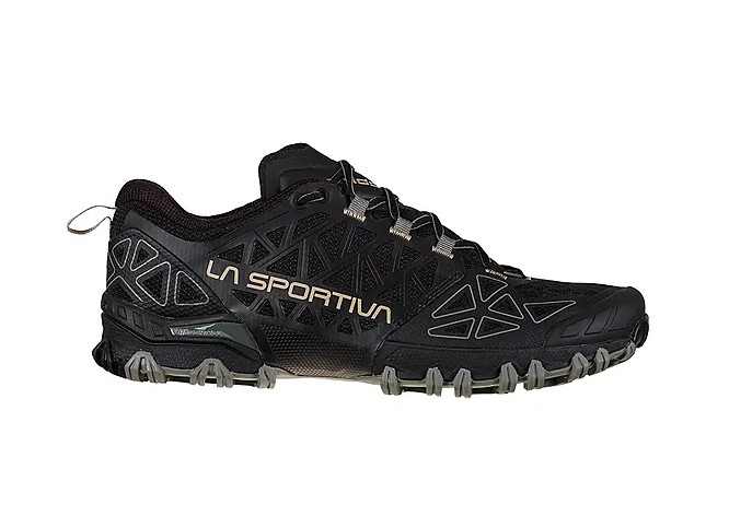 Zapato de Trail Running La Sportiva® 9 M Bushido II para Hombre en Negro/Arcilla