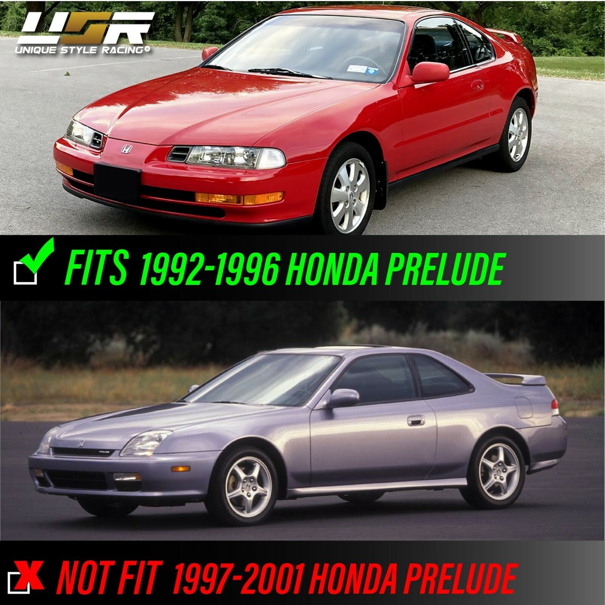 2011 U.S. National Prelude ヨーヨージャム 4PCS DEPO Euro Crystal Smoke Front Bumper Signal Lights for