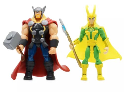 Disney Store Marvel THOR & LOKI 2 piece Action Figure Set #33 Toybox 2022 NEW | eBay