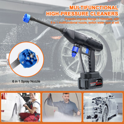 #ad 120 Bar Electric High Pressure Washer 300W Portable Jet Cleaner For Car Garden $75.90