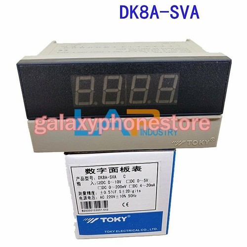 Nuovo per TOKY sensore display digitale contagiri elettronico DK8A-SVA DC 0~10V - Foto 3 di 4