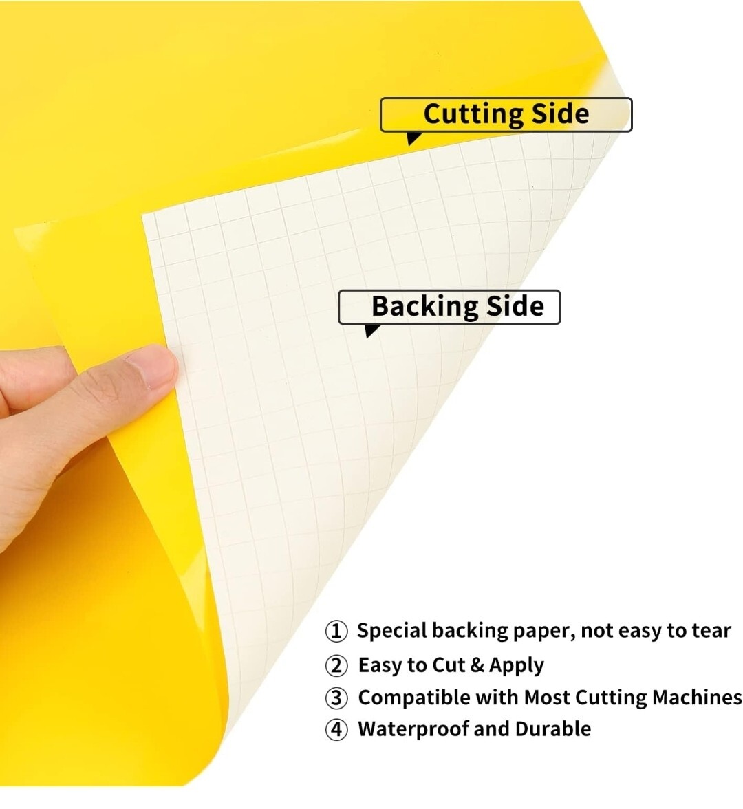 19 pcs Vinyl Adhesive Craft Sheets Cameo Cricut Silhouette PortraitJoy