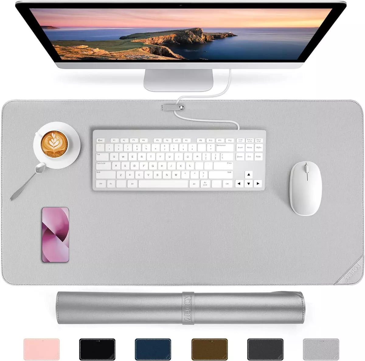 Leather 2024 desk mat