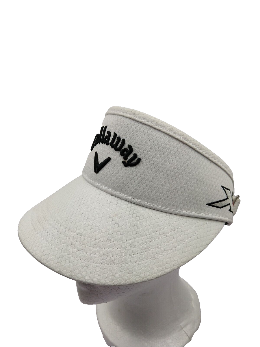 Visière De Golf Callaway Big Bertha Blanche - Adjustable, Unisexe, Coton, état Correct