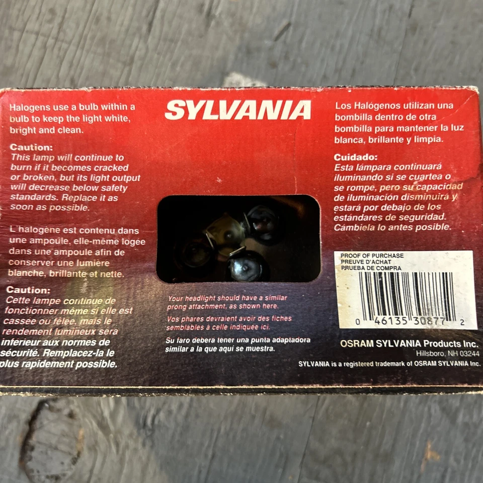 SYLVANIA H4656LL SILVERSTAR HIGHT PERFORMANCE HALOGEN LOW BEAM HEADLIGHT - Image 3 of 4