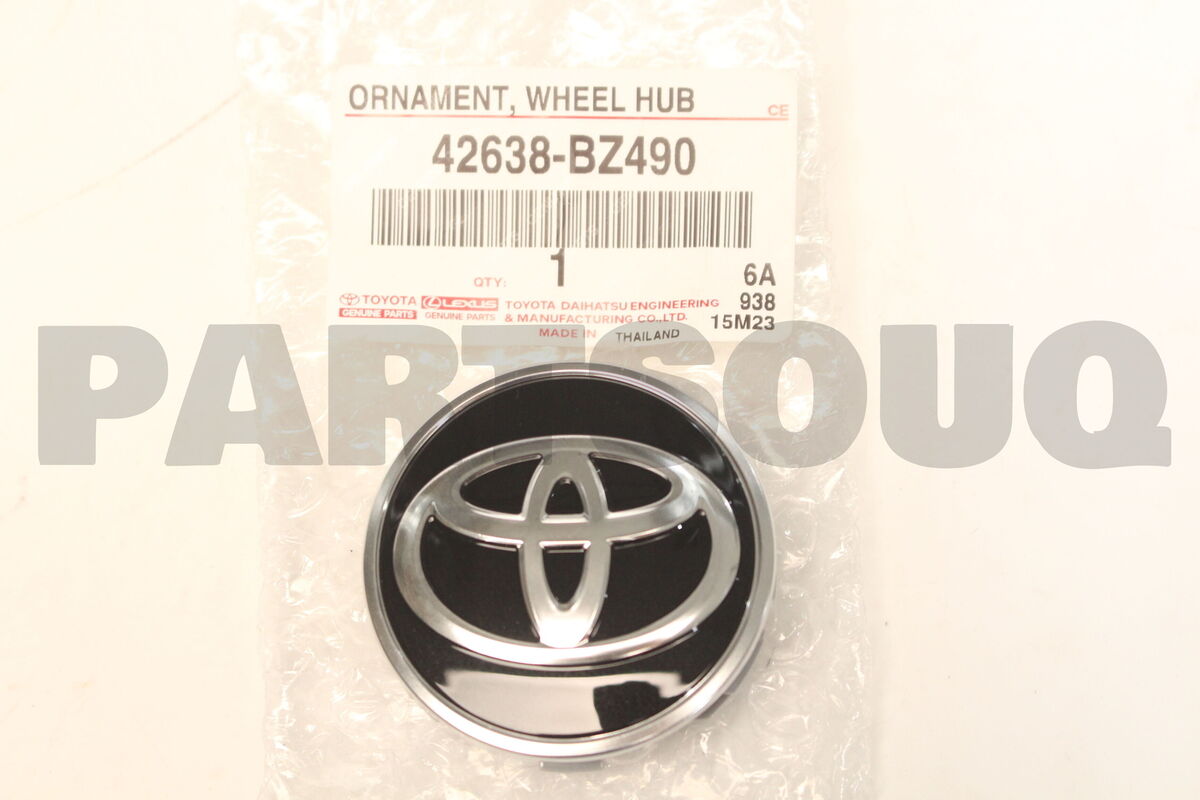 42638BZ490 Genuine Toyota ORNAMENT, WHEEL HUB 42638-BZ490 | eBay 42638BZ490 Genuine Toyota ORNAMENT, WHEEL HUB 42638-BZ490 | eBay